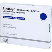 innohep 18.000 Anti-Xa I.E./0.9ml Inj.-Lsg.i.e.FS., 10 st, Eurimpharm Arzneimittel GmbH