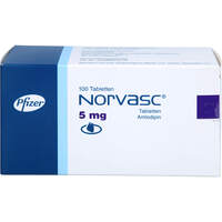 Norvasc 5 mg Tabletten, 100 st, Abacus Medicine A/S