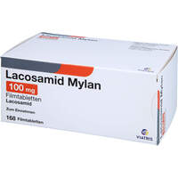 Lacosamid Mylan 100 mg Filmtabletten, 168 Stk., Viatris Healthcare GmbH
