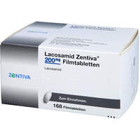 Lacosamid Zentiva 200 mg Filmtabletten, 168 st, Zentiva Pharma GmbH