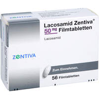 Lacosamid Zentiva 50 mg Filmtabletten, 56 Stk., Zentiva Pharma GmbH Lacosamid Zentiva 50 mg Filmtabletten, 56 Stk., Zentiva Pharma GmbH