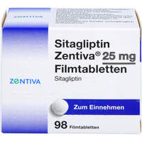 Sitagliptin Zentiva 25mg Filmtabletten, 98 st, Zentiva Pharma GmbH