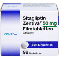 Sitagliptin Zentiva 50mg Filmtabletten, 98 st, Zentiva Pharma GmbH