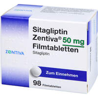 Sitagliptin Zentiva 50mg Filmtabletten, 98 st, Zentiva Pharma GmbH