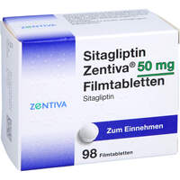 Sitagliptin Zentiva 50mg Filmtabletten, 98 st, Zentiva Pharma GmbH