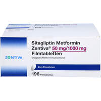 Sitagliptin Metformin Zentiva 50mg/1000mg Filmtab., 196 st, Zentiva Pharma GmbH