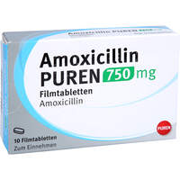 Amoxicillin PUREN 750 mg Filmtabletten, 10 Stk., PUREN Pharma GmbH & Co. KG