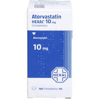Atorvastatin HEXAL 10 mg Filmtabletten Dose, 100 st, HEXAL AG