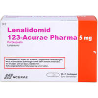 Lenalidomid 123-Acurae Pharma 5mg Hartkapseln, 21 st, 123 Acurae Pharma GmbH
