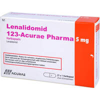 Lenalidomid 123-Acurae Pharma 5mg Hartkapseln, 21 st, 123 Acurae Pharma GmbH