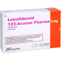Lenalidomid 123-Acurae Pharma 5mg Hartkapseln, 21 st, 123 Acurae Pharma GmbH
