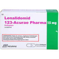 Lenalidomid 123-Acurae Pharma 15mg Hartkapseln, 21 st, 123 Acurae Pharma GmbH