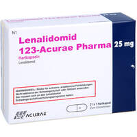 Lenalidomid 123-Acurae Pharma 25mg Hartkapseln, 21 st, 123 Acurae Pharma GmbH