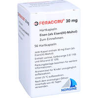 Feraccru 30 mg Hartkapseln, 56 st, Orifarm GmbH