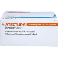 Atectura Breezhaler 125ug/260ug Hartk.m.Plv.z.Inh., 3x30 st, Orifarm GmbH