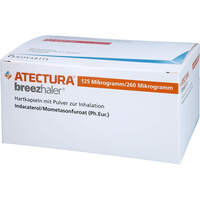 Atectura Breezhaler 125ug/260ug Hartk.m.Plv.z.Inh., 3x30 st, Orifarm GmbH