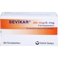 SEVIKAR 20 mg/5 mg Filmtabletten, 98 st, Allomedic GmbH