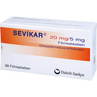 SEVIKAR 20 mg/5 mg Filmtabletten, 98 st, Allomedic GmbH