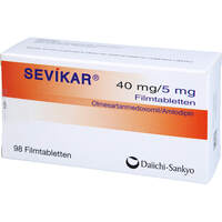SEVIKAR 40 mg/5 mg Filmtabletten, 98 st, Allomedic GmbH