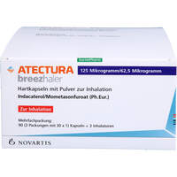 Atectura Breezhaler 125ug/62.5ug Hkp.m.Plv.z.Inh., 3x30 st, Eurimpharm Arzneimittel GmbH