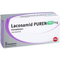 Lacosamid PUREN 100 mg Filmtabletten, 56 Stk., PUREN Pharma GmbH & Co. KG