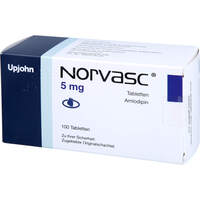 Norvasc 5 mg Tabletten, 100 st, Aaragon Pharma s.r.o.