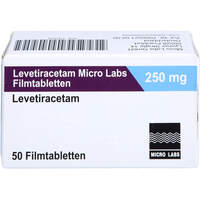 Levetiracetam Micro Labs 250 mg Filmtabletten, 50 Stk., Micro Labs GmbH Levetiracetam Micro Labs 250 mg Filmtabletten, 50 Stk., Micro Labs GmbH