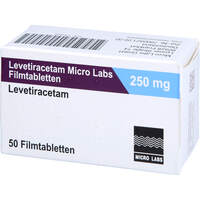 Levetiracetam Micro Labs 250 mg Filmtabletten, 50 Stk., Micro Labs GmbH Levetiracetam Micro Labs 250 mg Filmtabletten, 50 Stk., Micro Labs GmbH