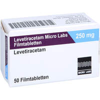 Levetiracetam Micro Labs 250 mg Filmtabletten, 50 Stk., Micro Labs GmbH Levetiracetam Micro Labs 250 mg Filmtabletten, 50 Stk., Micro Labs GmbH