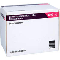 Levetiracetam Micro Labs 1000 mg Filmtabletten, 100 Stk., Micro Labs GmbH