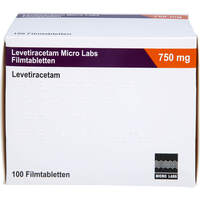Levetiracetam Micro Labs 750 mg Filmtabletten, 100 Stk., Micro Labs GmbH