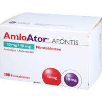 AmloAtor APONTIS 10 mg/10 mg, 100 st, APONTIS PHARMA Deutschland GmbH & Co. KG