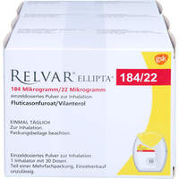 Relvar Ellipta 184 ug/22 ug einz.dos. P. z.Inh., 3x30 st, Axicorp Pharma GmbH