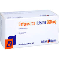 Deferasirox Holsten 360 mg Filmtabetten, 90 st, Holsten Pharma GmbH