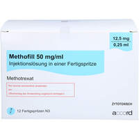 Methofill 12.5mg (50mg/ml) Inj.-Lsg.i.e.Fertigspr., 12 st, Accord Healthcare GmbH