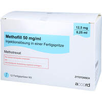 Methofill 12.5mg (50mg/ml) Inj.-Lsg.i.e.Fertigspr., 12 st, Accord Healthcare GmbH