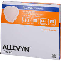 ALLEVYN Sacrum gross 22x22 cm Wundverband haftend, 10 st, Acti Medi GmbH