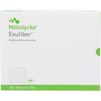 EXUFIBER 15x15 cm Gel-Faserverband, 10 st, Acti Medi GmbH