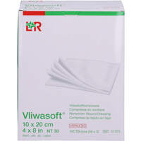 VLIWASOFT Vlieskompressen 10x20 cm steril 6l., 50x2 st, Acti Medi GmbH