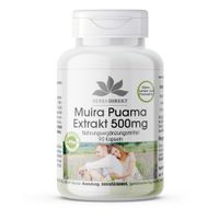Muira Puama Extrakt 500mg, 90 st, Warnke Vitalstoffe GmbH