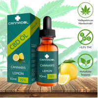 CBD 15% BIO Cannadol Lemon Hanfextrakt, 10 ml, Endower GmbH