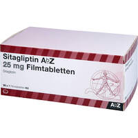 Sitagliptin AbZ 25 mg Filmtabletten, 98 st, Abz Pharma GmbH