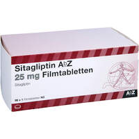 Sitagliptin AbZ 25 mg Filmtabletten, 98 st, Abz Pharma GmbH