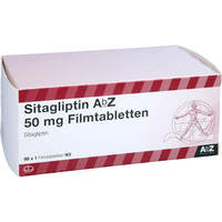 Sitagliptin AbZ 50 mg Filmtabletten, 98 st, Abz Pharma GmbH