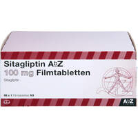 Sitagliptin AbZ 100 mg Filmtabletten, 98 st, Abz Pharma GmbH