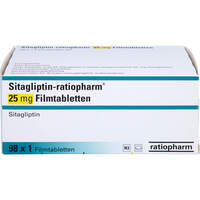 Sitagliptin-ratiopharm 25 mg Filmtabletten, 98 st, ratiopharm GmbH