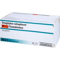 Sitagliptin-ratiopharm 50 mg Filmtabletten, 98 st, ratiopharm GmbH