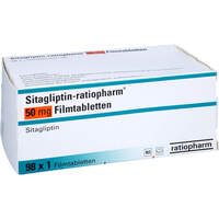 Sitagliptin-ratiopharm 50 mg Filmtabletten, 98 st, ratiopharm GmbH