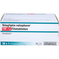 Sitagliptin-ratiopharm 100 mg Filmtabletten, 98 st, ratiopharm GmbH