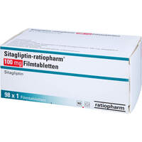 Sitagliptin-ratiopharm 100 mg Filmtabletten, 98 st, ratiopharm GmbH